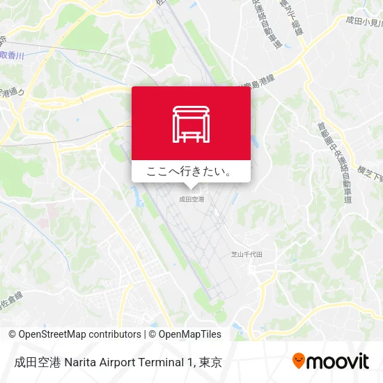 成田空港 Narita Airport Terminal 1地図