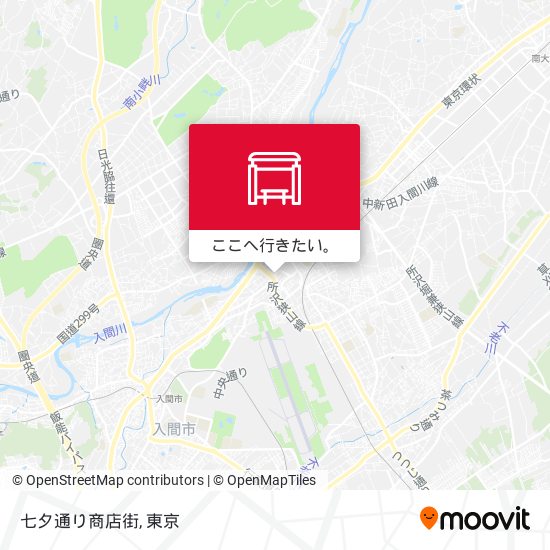 七夕通り商店街地図