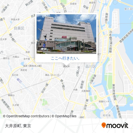 大井原町地図