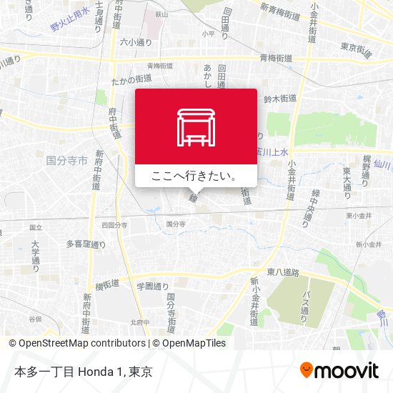 本多一丁目 Honda 1地図