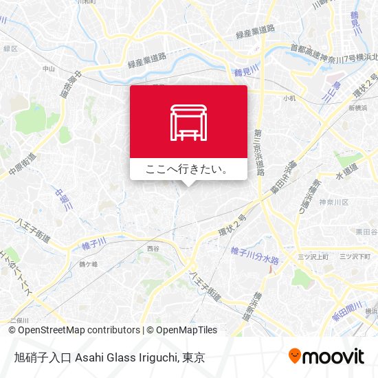 旭硝子入口 Asahi Glass Iriguchi地図