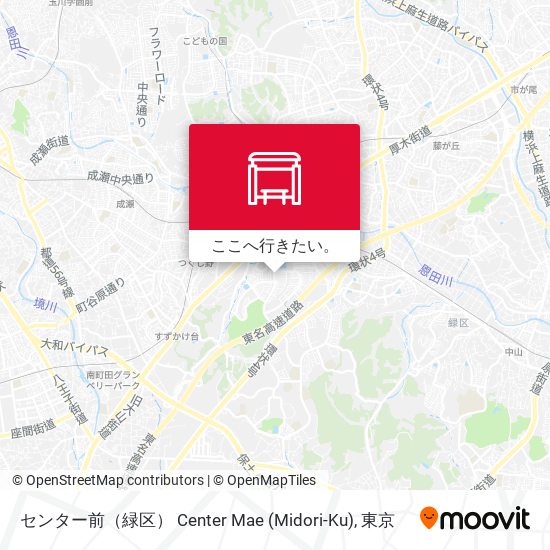 センター前（緑区） Center Mae (Midori-Ku)地図