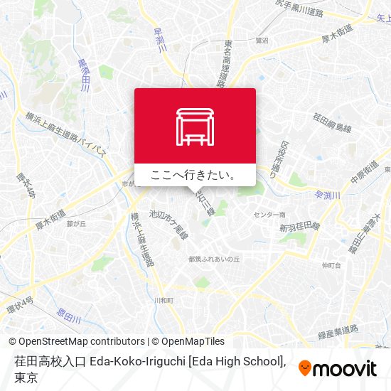 荏田高校入口 Eda-Koko-Iriguchi [Eda High School]地図