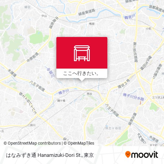 はなみずき通 Hanamizuki-Dori St.地図