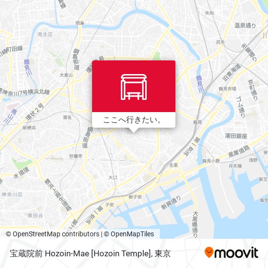 宝蔵院前 Hozoin-Mae [Hozoin Temple]地図