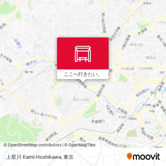 上星川 Kami-Hoshikawa地図
