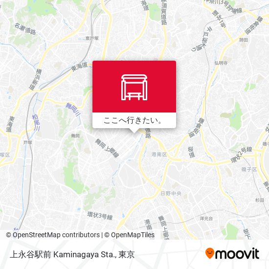 上永谷駅前 Kaminagaya Sta.地図