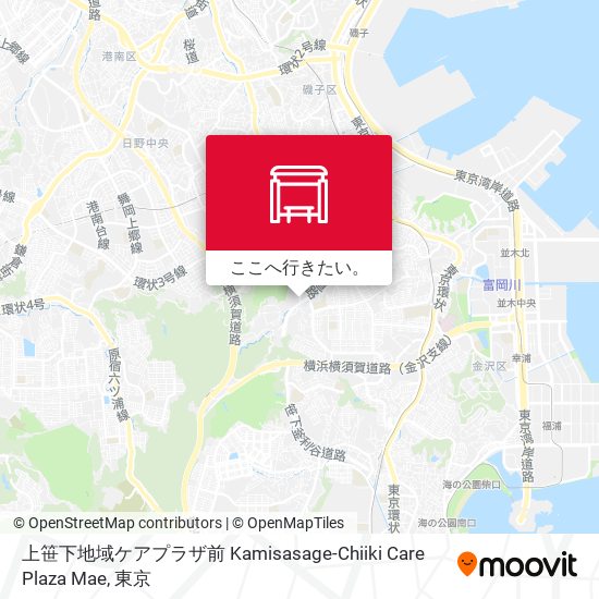 上笹下地域ケアプラザ前 Kamisasage-Chiiki Care Plaza Mae地図