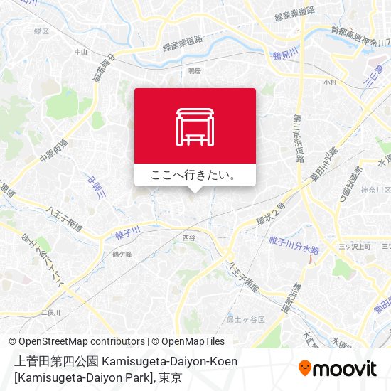 上菅田第四公園 Kamisugeta-Daiyon-Koen [Kamisugeta-Daiyon Park]地図