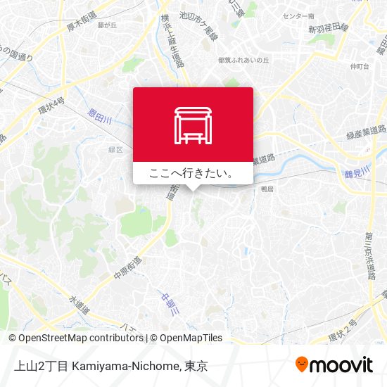 上山2丁目 Kamiyama-Nichome地図