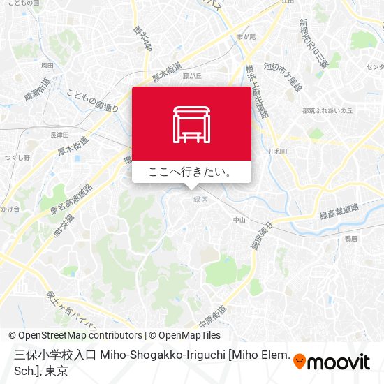三保小学校入口 Miho-Shogakko-Iriguchi [Miho Elem. Sch.]地図
