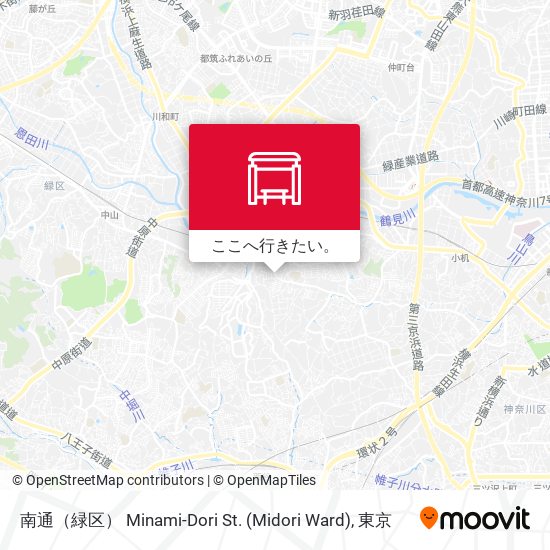 南通（緑区） Minami-Dori St. (Midori Ward)地図