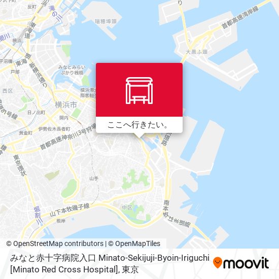 みなと赤十字病院入口 Minato-Sekijuji-Byoin-Iriguchi [Minato Red Cross Hospital]地図