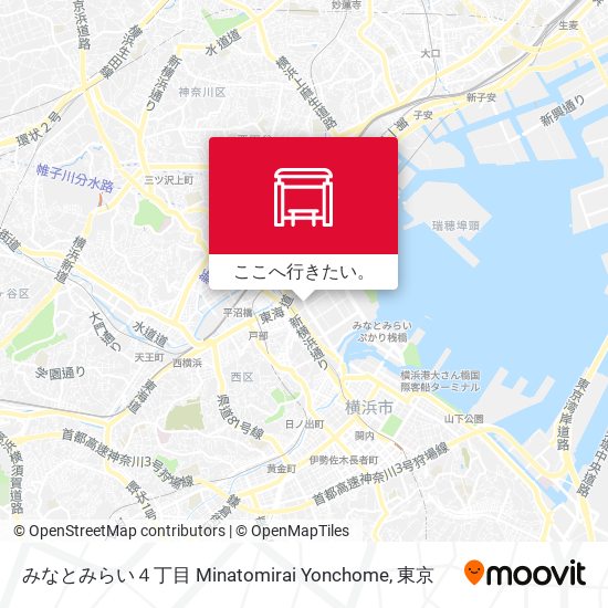 みなとみらい４丁目 Minatomirai Yonchome地図
