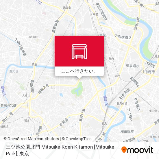 三ツ池公園北門 Mitsuike-Koen-Kitamon [Mitsuike Park]地図