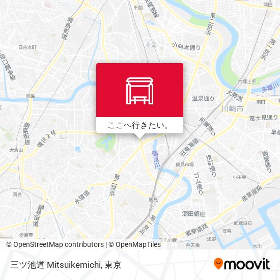 三ツ池道 Mitsuikemichi地図