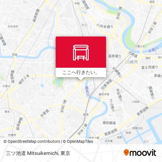 三ツ池道 Mitsuikemichi地図
