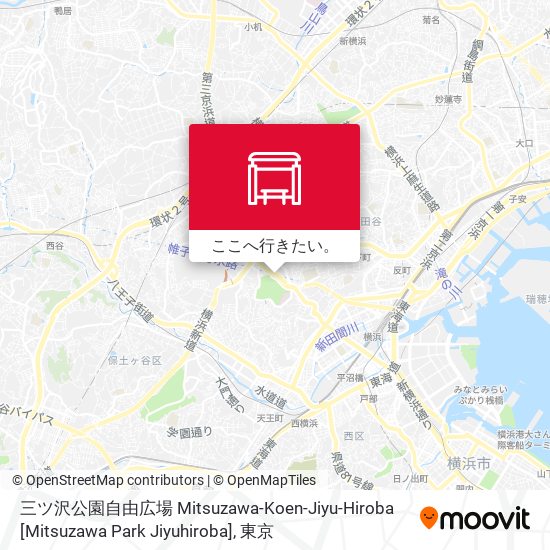 三ツ沢公園自由広場 Mitsuzawa-Koen-Jiyu-Hiroba [Mitsuzawa Park Jiyuhiroba]地図