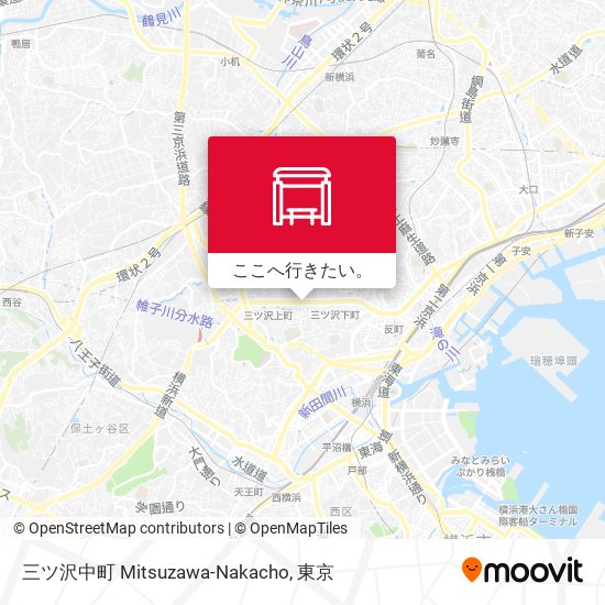 三ツ沢中町 Mitsuzawa-Nakacho地図
