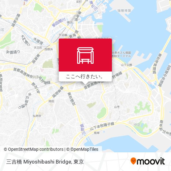 三吉橋 Miyoshibashi Bridge地図