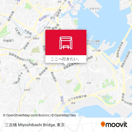 三吉橋 Miyoshibashi Bridge地図