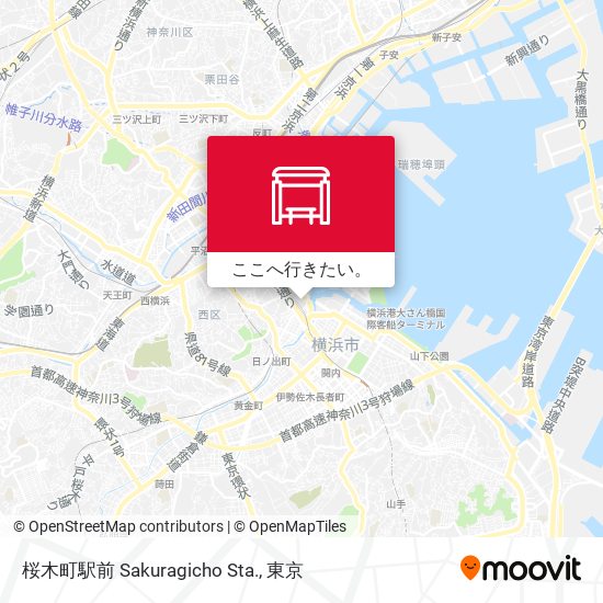 桜木町駅前 Sakuragicho Sta.地図