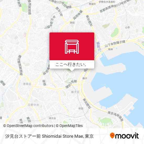 汐見台ストアー前 Shiomidai Store Mae地図