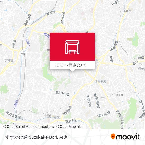 すずかけ通 Suzukake-Dori地図