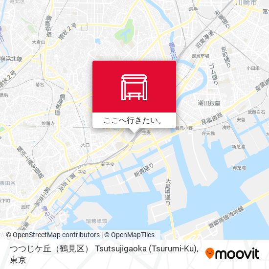 つつじケ丘（鶴見区） Tsutsujigaoka (Tsurumi-Ku)地図