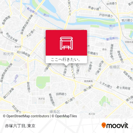 赤塚六丁目地図