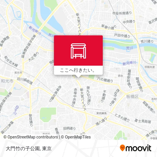 大門竹の子公園地図
