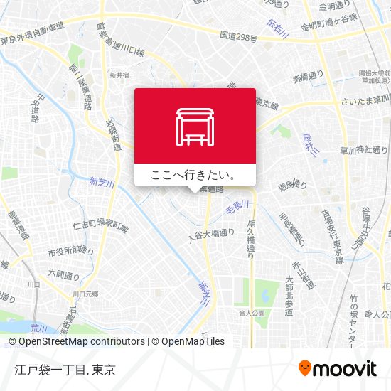 江戸袋一丁目地図