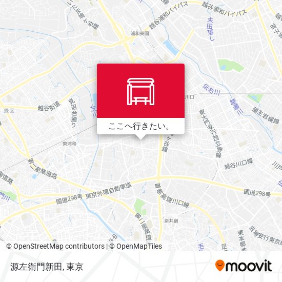 源左衛門新田地図