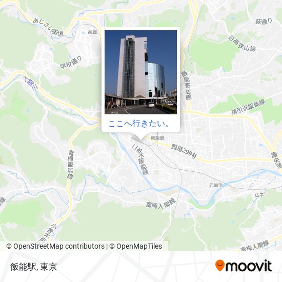 飯能駅地図