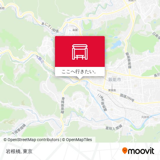 岩根橋地図