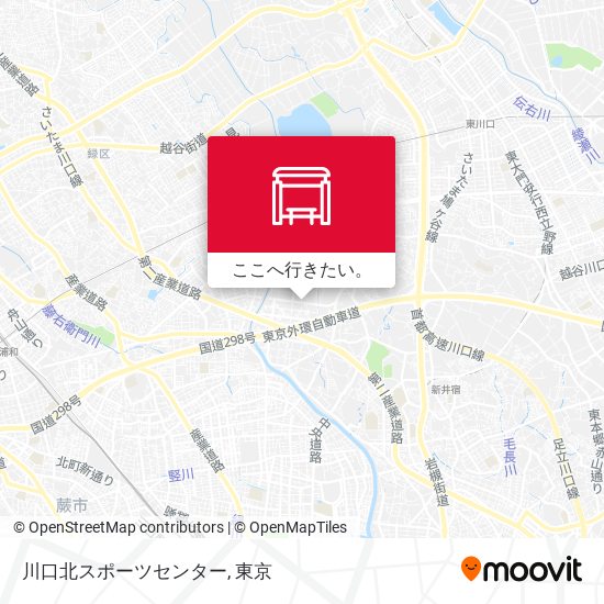 川口北スポーツセンター地図
