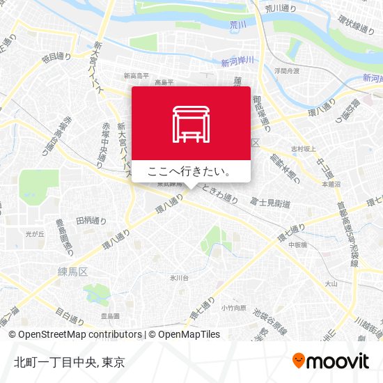 北町一丁目中央地図