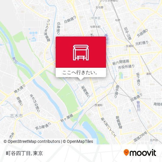 町谷四丁目地図