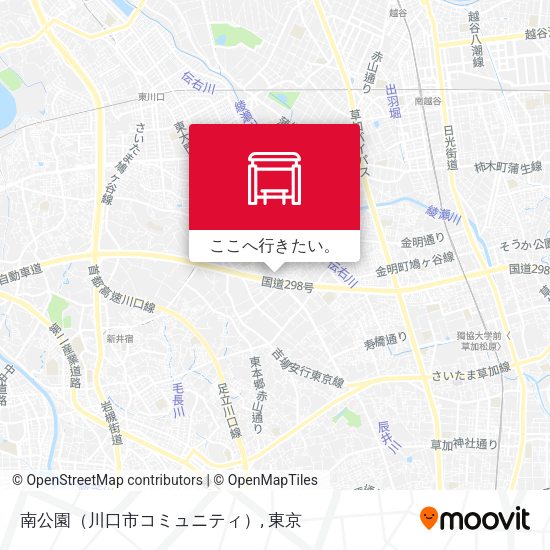 南公園（川口市コミュニティ）地図