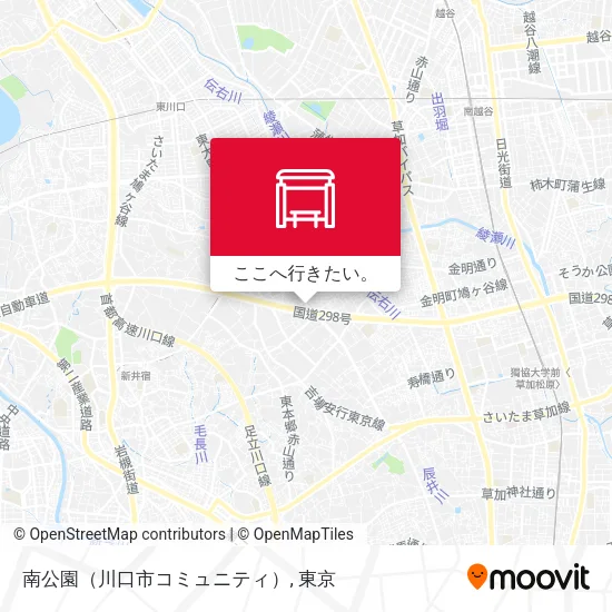 南公園（川口市コミュニティ）地図