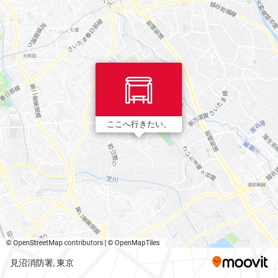 見沼消防署地図
