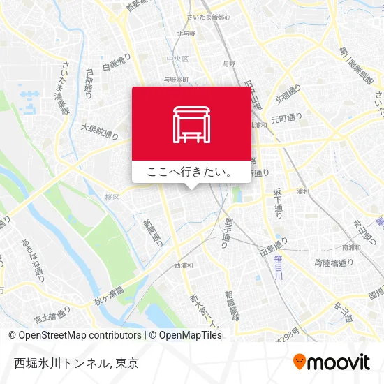 西堀氷川トンネル地図