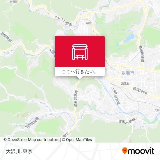 大沢川地図