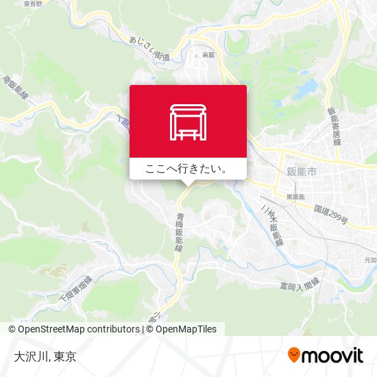 大沢川地図