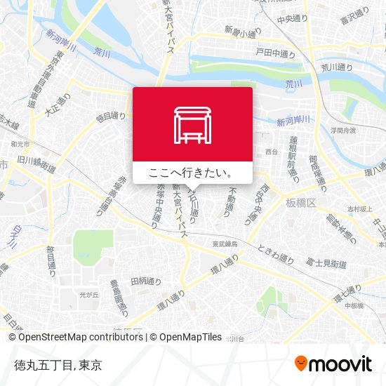 徳丸五丁目地図