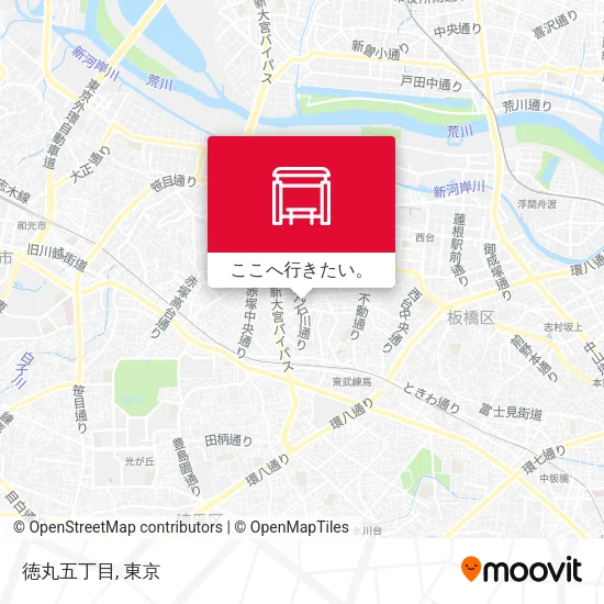 徳丸五丁目地図