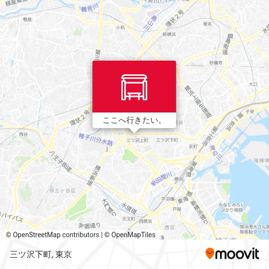 三ツ沢下町地図