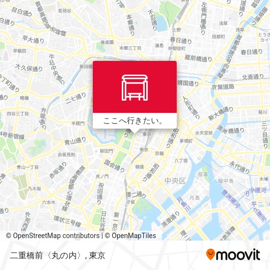 二重橋前〈丸の内〉地図