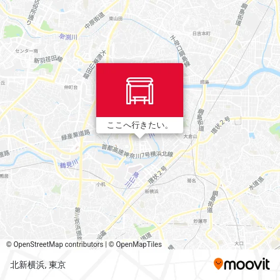 北新横浜地図