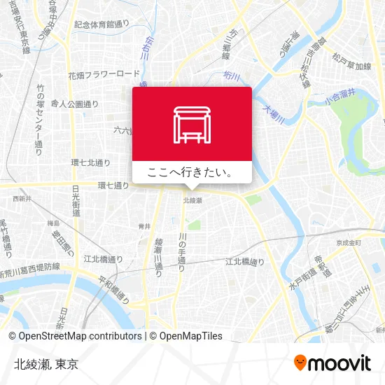 北綾瀬地図